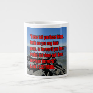 Taza De Café Gigante Juan 16:33 WEBU Mug