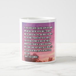 Taza De Café Gigante Juan 1:10-13 WEBU Mug