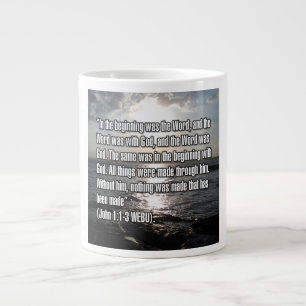 Taza De Café Gigante Juan 1:1-3 WEBU Mug