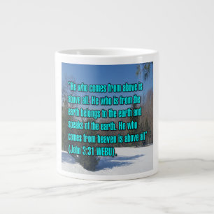 Taza De Café Gigante Juan 3:31 WEBU Mug