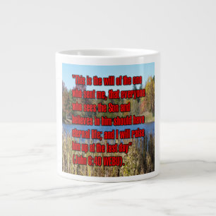 Taza De Café Gigante Juan 6:40 WEBU Mug