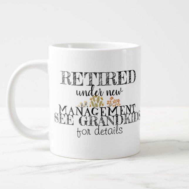 Taza De Café Gigante Jubilado (Izquierda)