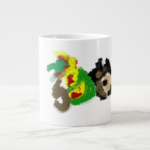 Taza De Café Gigante Juego de otoño de Hedgehog lindo