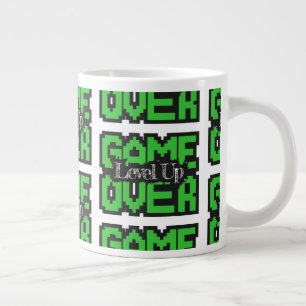 Taza De Café Gigante Juego Terminado, Sube de Nivel: Aventura Retro de