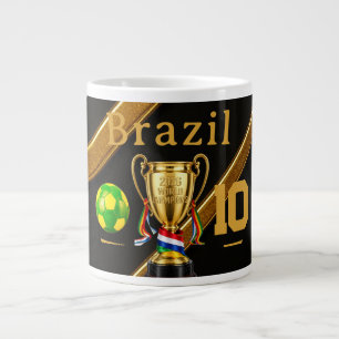 Taza De Café Gigante Juegos Mundiales Brasil 2026: Trofeo de Cinta de O