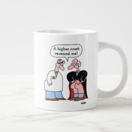 Taza De Café Gigante Juez divertida y Personalizado Médica y abogado de