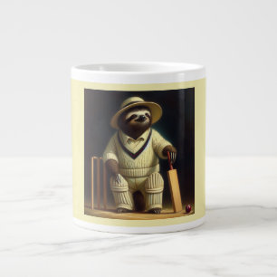 Taza De Café Gigante Jugador de críquet eslovaco