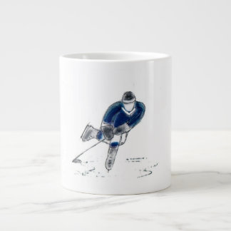 Taza De Café Gigante Jugador de hockey jumbo mugre