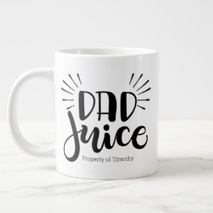 Taza De Café Gigante Jugo de papá. Mug personalizada - Mug Jumbo de 20