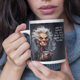 Taza De Café Gigante Jugo de supervivencia