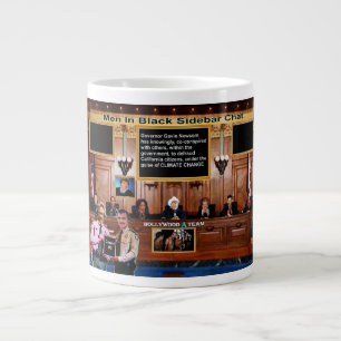 Taza De Café Gigante Juicio contra el cambio climático del gobernador N