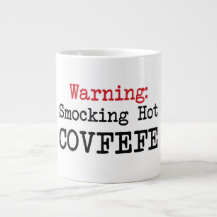 Taza De Café Gigante JUMBO 20oz Smocking Hot Covefefe humor