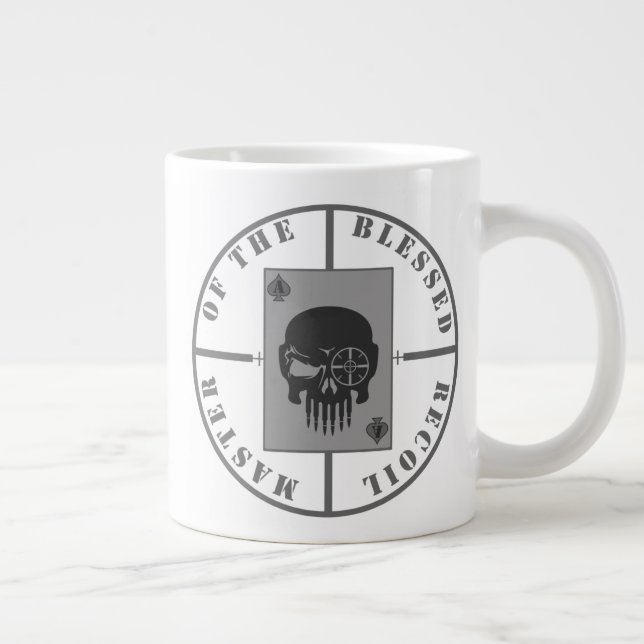 Taza De Café Gigante Jumbo "BENEFICIADO RECOIL" 20oz Mug (Derecha)