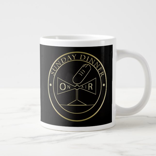 Taza De Café Gigante Jumbo de cena dominical (Derecha)