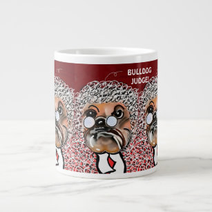 Taza De Café Gigante Jumbo Especialidad Mug Gracioso Juez de Bulldog!