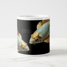 Taza De Café Gigante Jumbo Espresso/Porcelana Koi/Especialidad Mug