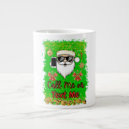 Taza De Café Gigante Jumbo Funny Santa Mug