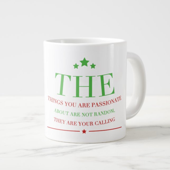 Taza De Café Gigante - Jumbo Mug (Derecha)