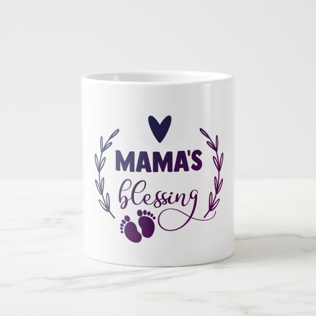 Taza De Café Gigante Jumbo Mug (Frente)