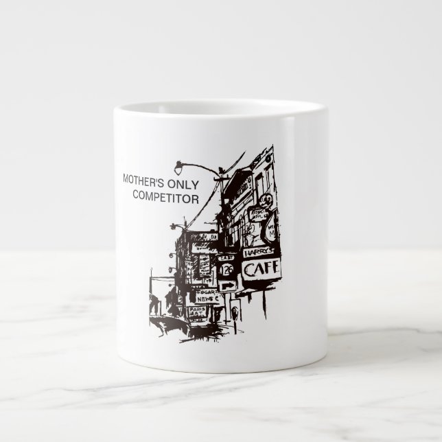 Taza De Café Gigante Jumbo Mug (Frente)