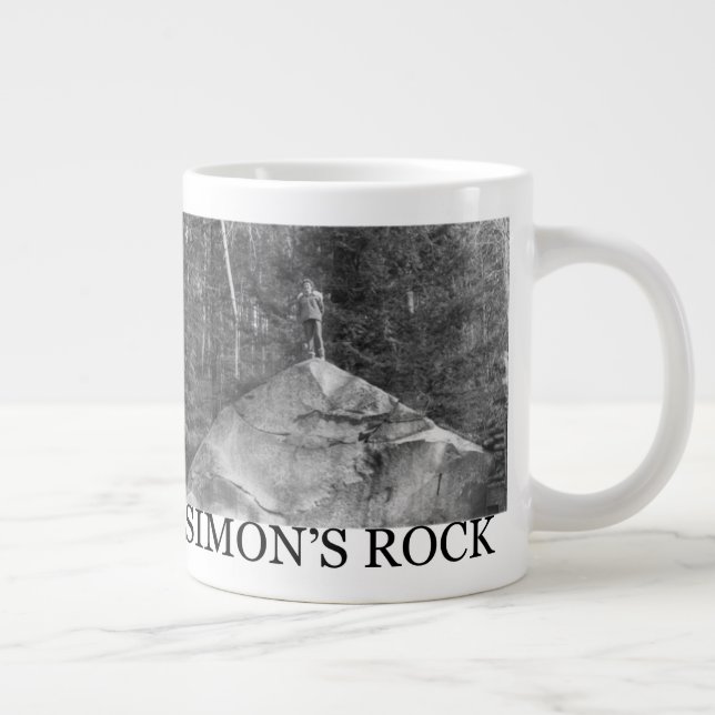 Taza De Café Gigante Jumbo Mug con Betty Hall en la roca (Derecha)