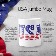 Jumbo Mug de Estados Unidos