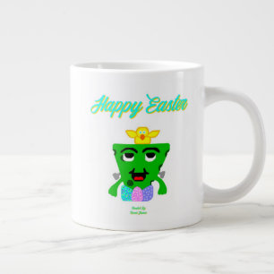 Taza De Café Gigante Jumbo Mug de Franken-Cheese en Pascua