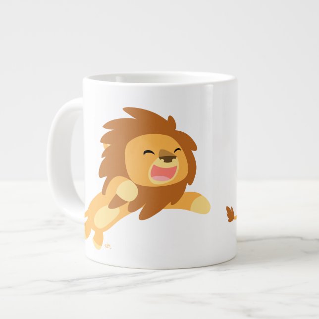 Taza De Café Gigante Jumbo Mug del Personalizado del León (Izquierda)