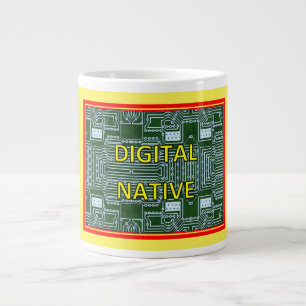 Taza De Café Gigante Jumbo Mug DIGITAL NATIVO
