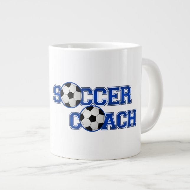 Taza De Café Gigante Jumbo Mug, entrenador de fútbol (Derecha)