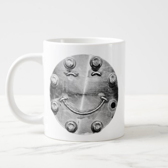 Taza De Café Gigante Jumbo Mug INDUSTRIAL SMILE (Izquierda)