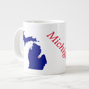Taza De Café Gigante Jumbo Mug/Michigan