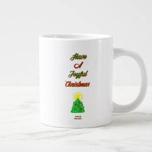 Taza De Café Gigante Jumbo Mug, Navidades alegres