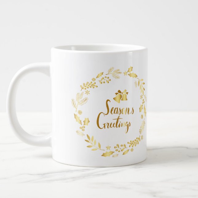 Taza De Café Gigante jumbo+navidades (Izquierda)