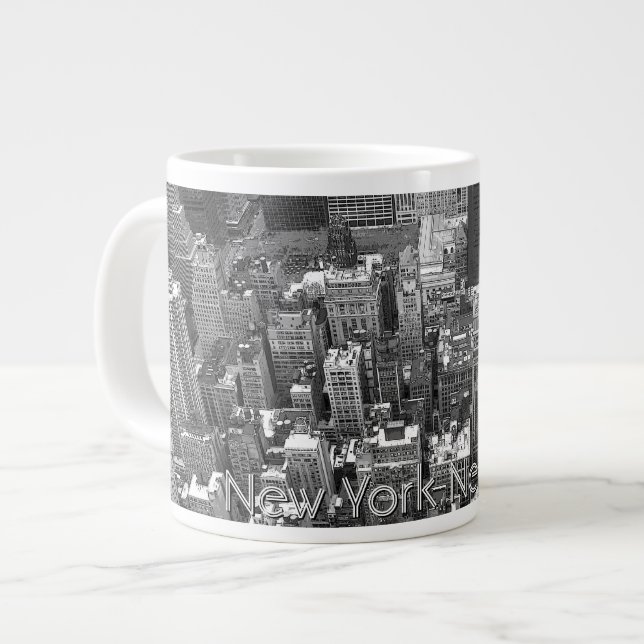 Taza De Café Gigante Jumbo New York Coffee Mug NYC (Izquierda)