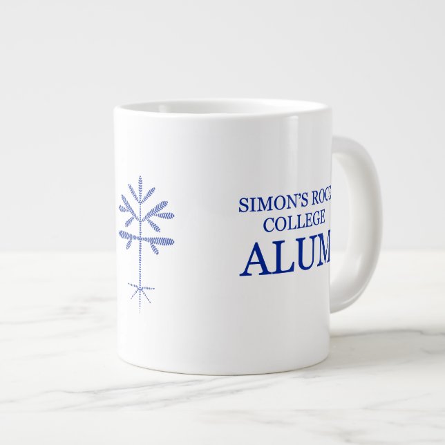 Taza De Café Gigante Jumbo "SRC Alum" Mug con remolque azul (Derecha)
