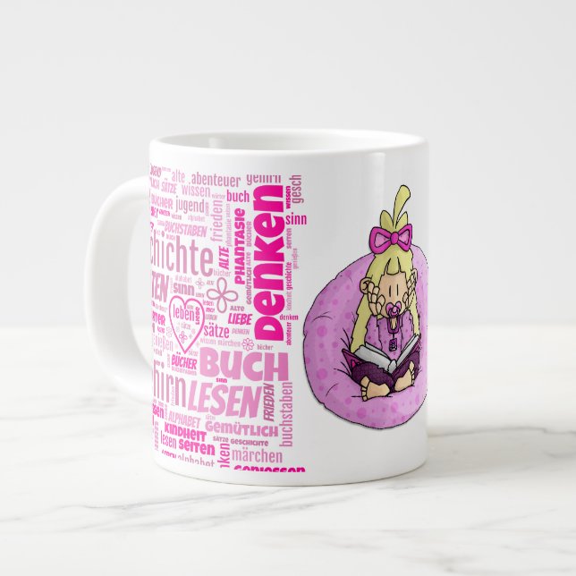 Taza De Café Gigante Jumbo-Tasse (Izquierda)