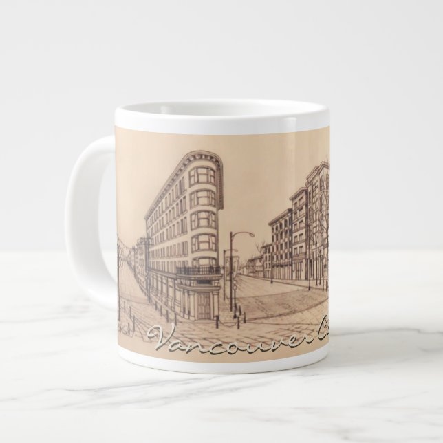 Taza De Café Gigante Jumbo Vancouver Art Coffee Cup Mug Personalize Cup (Izquierda)