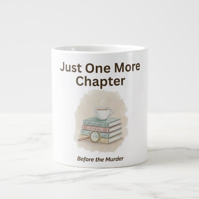 Taza De Café Gigante Just One More Chapter Before the Murder  (Frente)