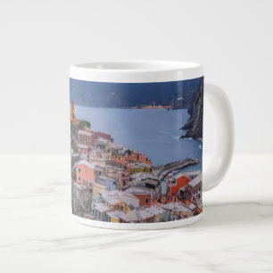 Taza De Café Gigante Justo después del atardecer  Vernazza, Cinque Ter