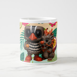 Taza De Café Gigante Kagu Y Dragon