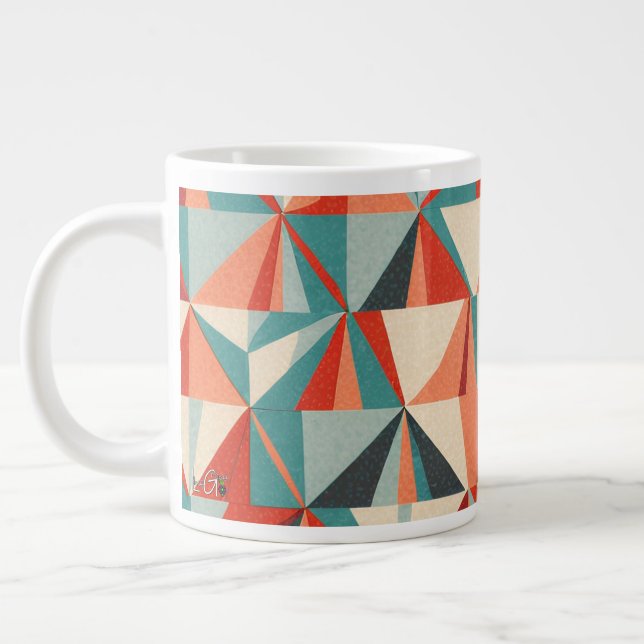 Taza De Café Gigante Kaleido Love | (Izquierda)