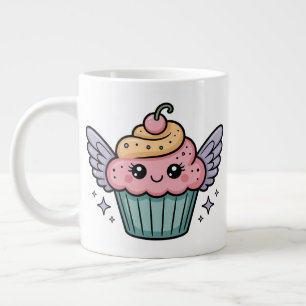 Taza De Café Gigante Kawaii Cupcake