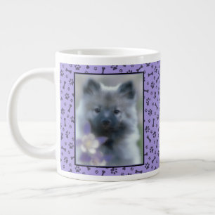 Taza De Café Gigante Keeshond y Columbine - Fotografía de perro