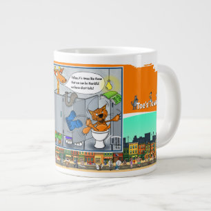 Taza De Café Gigante Keto Kitty   Humor Situacional Absurdo