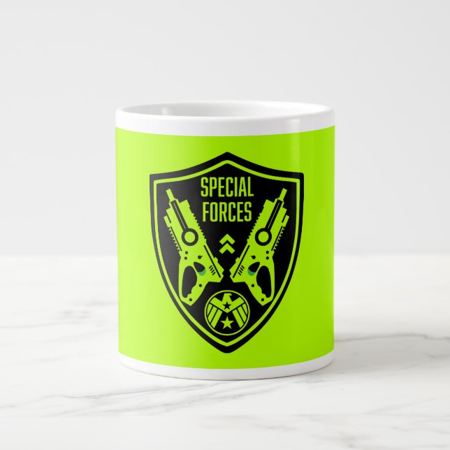 Taza De Café Gigante Kids Toy Dart Gun Battle (Frente)