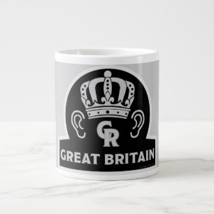Taza De Café Gigante King Charles La Corona Real Británica Café Mug