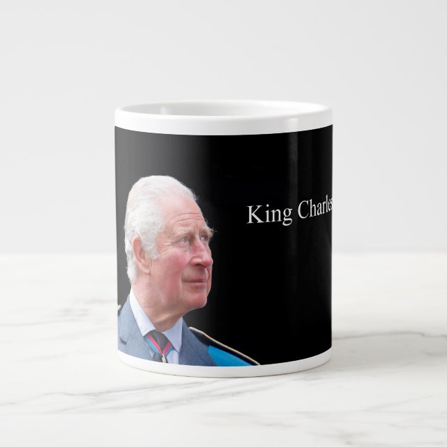 Taza De Café Gigante King Charles ll (Frente)