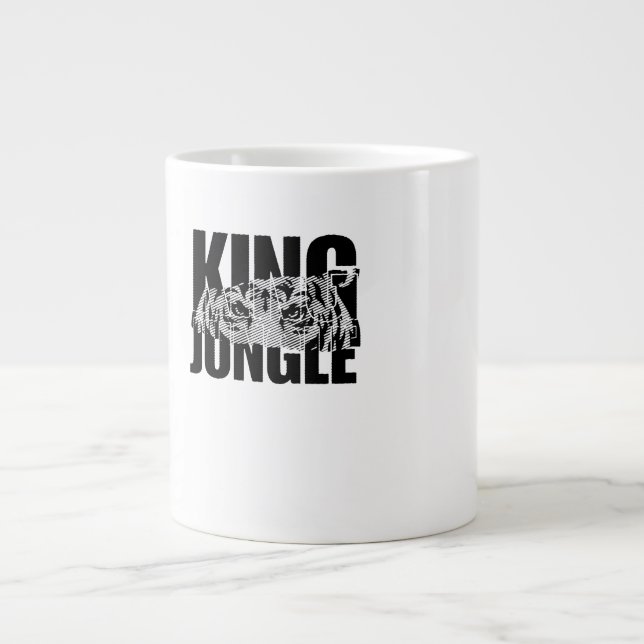 Taza De Café Gigante King of the Jungle (Frente)