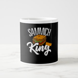 Taza De Café Gigante King Sandwich Fars Day Alimentos Diet Chef Artista